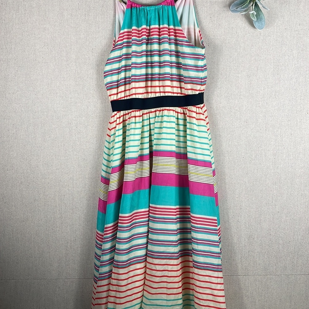 Gibson Latimer > Striped Maxi Dress Medium - Picture 3 of 9